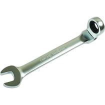 Abbas Ali Flexi-Head Ratchet Ring Spanner, 10mm