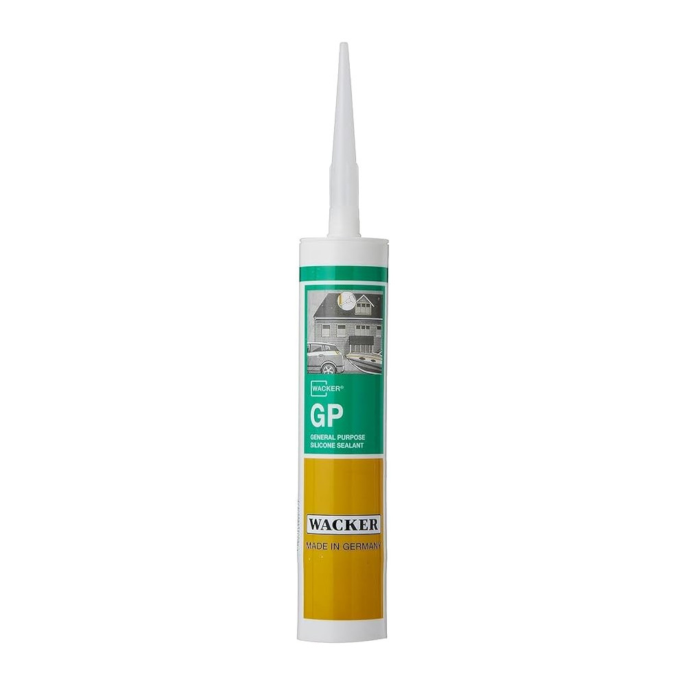 Wacker Germany GP Silicone Sealant, Clear, 280ml, General Purpose