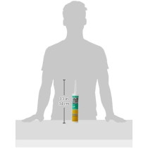 Wacker Germany GP Silicone Sealant, Clear, 280ml, General Purpose