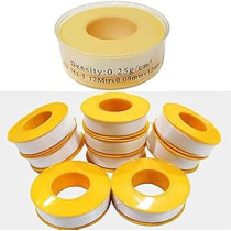 Abbasali Thread Sealing Teflon Tape EN 751-3, 0.9mmx12mm, Pack of 10