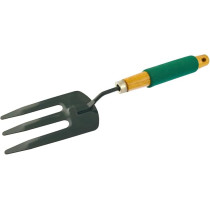 Abbas Ali Garden Hand Fork, 3 Teeth Shovel Digging Gardening Tool, 13 Inch