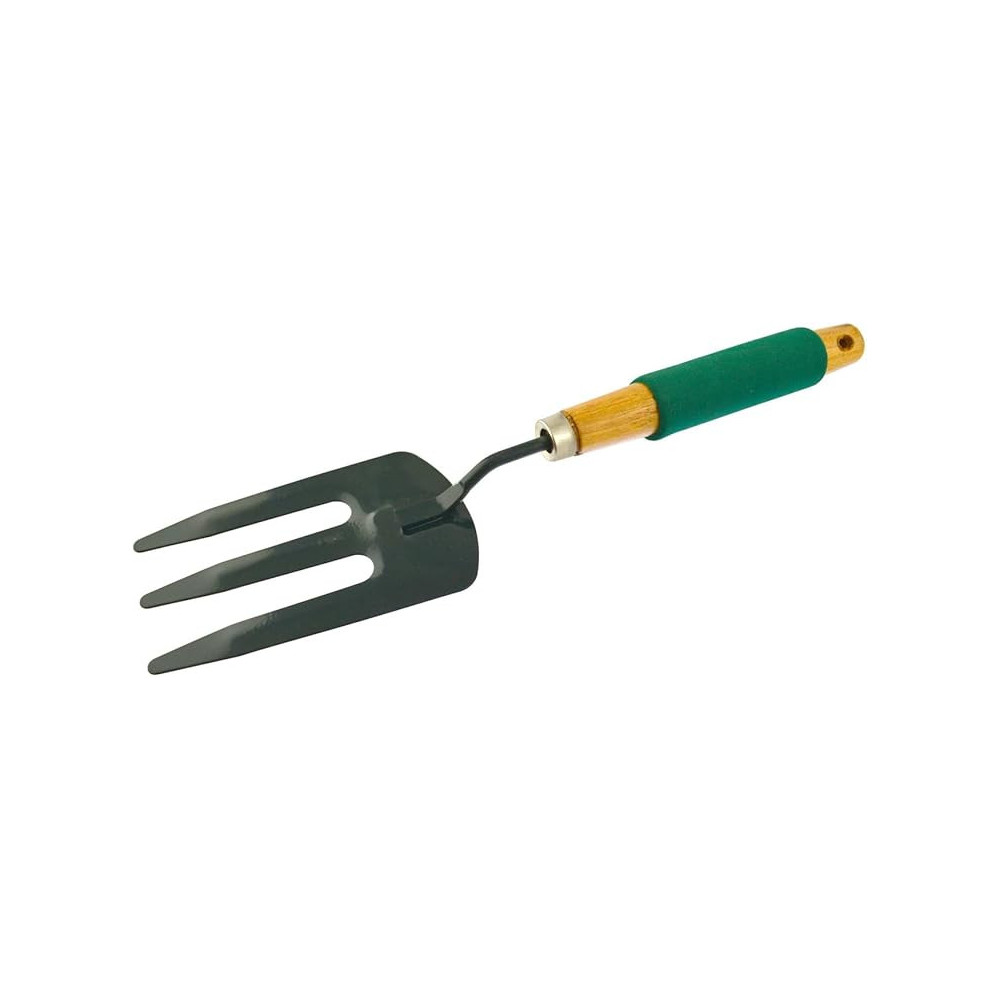 Abbas Ali Garden Hand Fork, 3 Teeth Shovel Digging Gardening Tool, 13 Inch