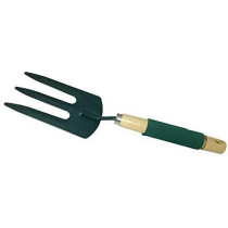 Abbas Ali Garden Hand Fork, 3 Teeth Shovel Digging Gardening Tool, 13 Inch
