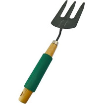 Abbas Ali Garden Hand Fork, 3 Teeth Shovel Digging Gardening Tool, 13 Inch