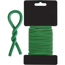 Abbas Ali 3mm x 5mm Garden Soft Plastic Wire Bind Wire for Plant Binding, Plastic Twist Ties, Garden