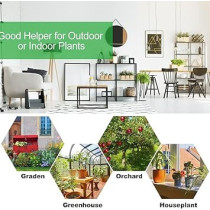 Abbas Ali 3mm x 5mm Garden Soft Plastic Wire Bind Wire for Plant Binding, Plastic Twist Ties, Garden