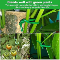 Abbas Ali 3mm x 5mm Garden Soft Plastic Wire Bind Wire for Plant Binding, Plastic Twist Ties, Garden