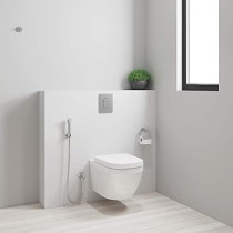 Grohe Bathroom Fixtures, Trigger Spray, Shattaf with Wall Holder, Tempesta-F Collection, International Variation, 26354000