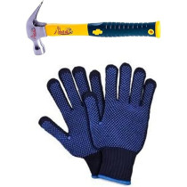 Abbas Ali Claw Hammer Carpenter Hammer Tool, Forged Heat-Treated Fine Grain Steel, 24oz