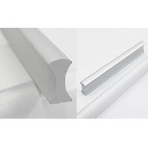 Abbas Ali 2Pcs Cabinet Handle Drawer Pull, Aluminium Alloy, Silver, 160mm