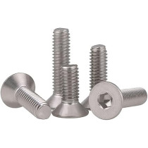 Abbas Ali Stainless Steel Flat Head Socket Screws, 25 Pieces, M12, 25mm