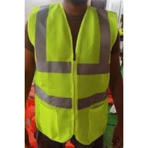 Abbas Ali Safety Vest Reflective Fabric, Zip Closure, 170gsm, Style No. VNJ
