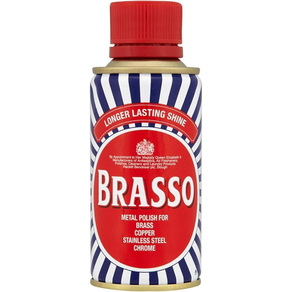 Brasso Multi-purpose Metal Polish, Brass, Copper, Stainless Steel Cleaner Liquid 150ml