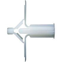 Generic 25mm Plastic Anchor For Drywall, Pack Of 100 Pcs