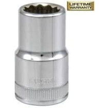 Abbas Ali Short Chrome Socket 1/2 Inch, 12PT, 13mm