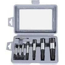 Abbas Ali Steel Damaged Screw Extractor Drill Bit Guide Set, 8 Pieces, Broken Bolt Remover, Easy Stripped