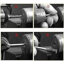Abbas Ali Steel Damaged Screw Extractor Drill Bit Guide Set, 8 Pieces, Broken Bolt Remover, Easy Stripped