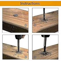 Abbas Ali Steel Damaged Screw Extractor Drill Bit Guide Set, 8 Pieces, Broken Bolt Remover, Easy Stripped