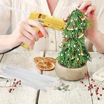 Abbas Ali Heavy Duty Glue Gun With Glue Stick, Blue, HL-8-60W, Glue Stick 40 Pcs