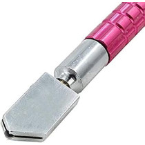 Abbas Ali Professional Glass Cutter, Carbide Tungsten Tip Oil Feed Handle Glass Cutter for Glass, Ceramic, Tile, Mirror, Cutting Range 3-12mm