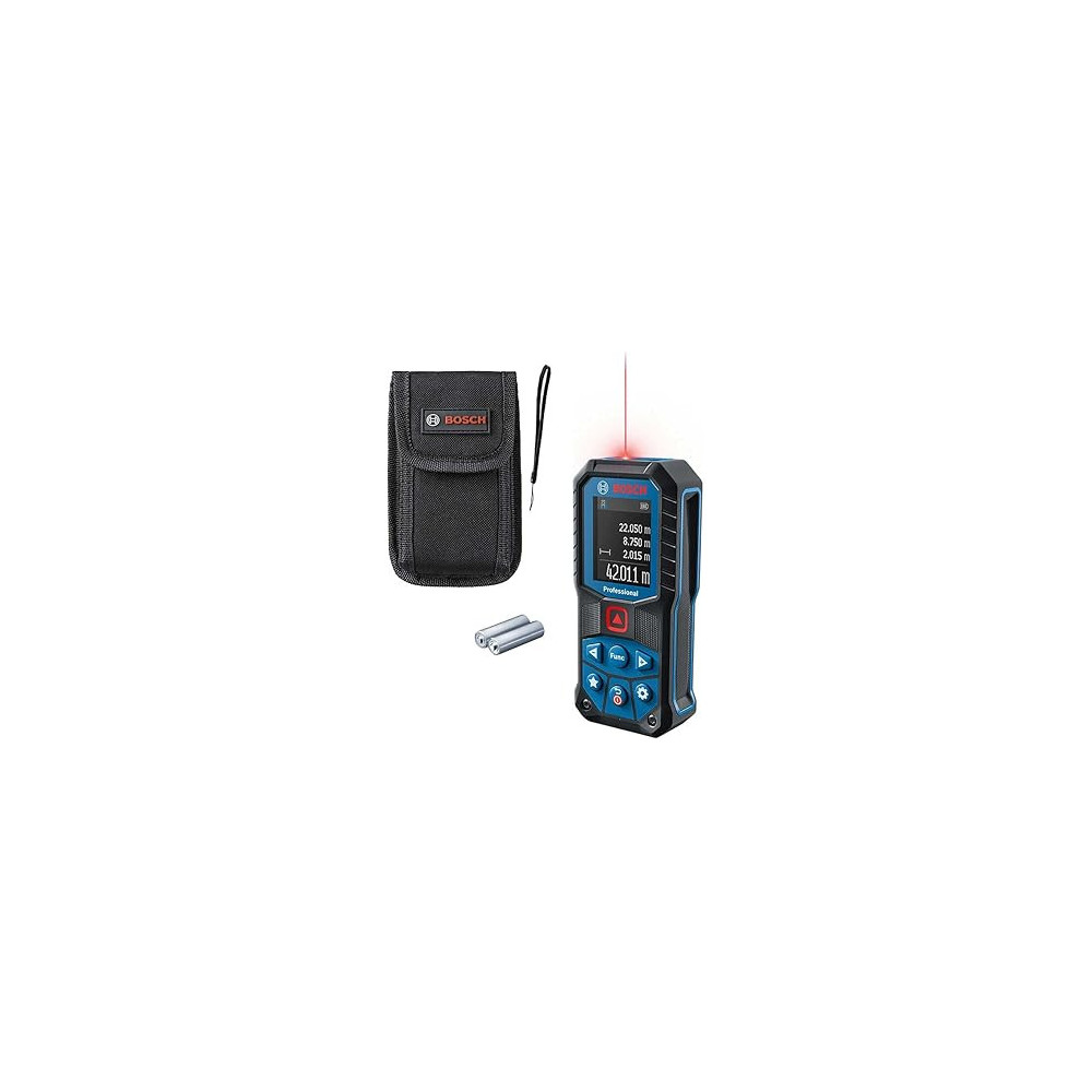 Bosch Professional Laser Measure GLM 50-22, Laser Measuring for Rough Job Sites up to 50m Range, Model 0601072S00 with 1-Year Warranty