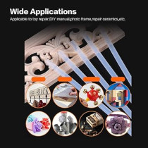 Poppyae 10Pcs Lot 11mm x 150mm Hot Melt Glue Sticks, Electric Glue Gun Craft, Album Repair Tools for DIY, Manual Toy Repair