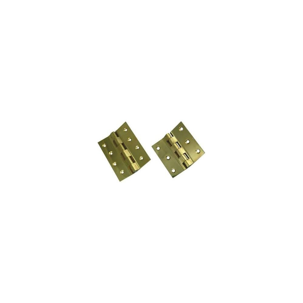 Abbas Ali 4 x 3 x 3mm Door Hinges, Heavy Duty Pack of 2pcs With GP Finish