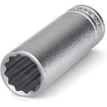 Abbas Ali Deep Chrome Socket 1/2 Inch 12PT, 21mm