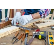 Abbas Ali Round Carpenter Pencil with Back Side Rubber, 12pcs Pack