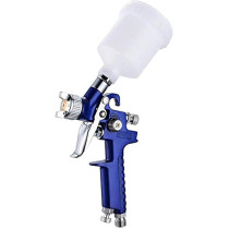 Generic Airbrush Kit HVLP Air Spray Gun, Touch Up Paint Sprayer, Gravity Car Furniture Small Repair Gun, Manual Pneumatic Tools, High Atomization Spray Paint Nozzle for Auto Car Painting