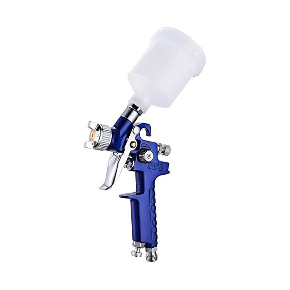 Generic Airbrush Kit HVLP Air Spray Gun, Touch Up Paint Sprayer, Gravity Car Furniture Small Repair Gun, Manual Pneumatic Tools, High Atomization Spray Paint Nozzle for Auto Car Painting
