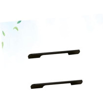 Abbas Ali 2 Pcs Zinc Kitchen and Office Drawer, Cabinet, Door, Wardrobe Furniture Handle, Black, 96mm