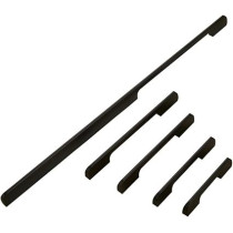 Abbas Ali 2 Pcs Zinc Kitchen and Office Drawer, Cabinet, Door, Wardrobe Furniture Handle, Black, 96mm