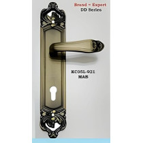 Abbas Ali Wooden Door Lock and Handle for Entrance and Interior Doors, Model: KCO5L-921, Gold