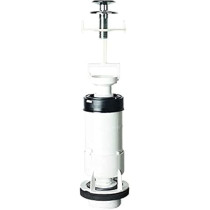 Abbas Ali Push Eco Plus Unibottom Single Flush Mechanism with Bottom Inlet Valve for Bathroom Fittings
