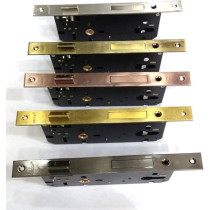 Abbas Ali Wooden Door Lock Body and Cylinder Martech Lock Body 45x85, Gold