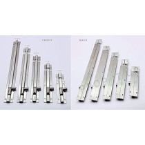 Generic 4 Inch Stainless Steel Tower Bolt Chrome Finish, Door Security Latch Lock Tower Bolt for Home, Bathroom, Kitchen, Office, Pack of 4