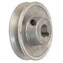 Abbas Ali Air Compressor Aluminium Pulley Double Belt, 3.9 Inch 24mm
