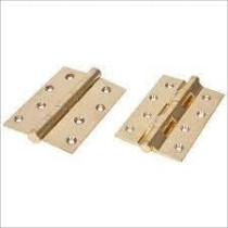Abbas Ali Solid Brass Hinges Matt Gold 4x3x3, Pack of 2