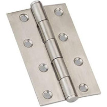 Abbas Ali Thickness Stainless Steel Premium Door Butt Hinges 4x3x3, Pack of 2, Silver