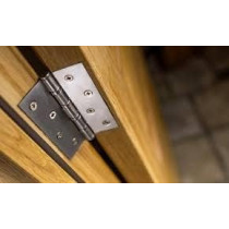 Abbas Ali Thickness Stainless Steel Premium Door Butt Hinges 4x3x3, Pack of 2, Silver