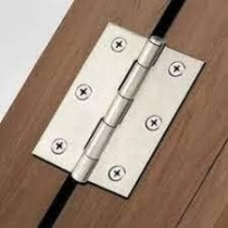 Abbas Ali Thickness Stainless Steel Premium Door Butt Hinges 4x3x3, Pack of 2, Silver