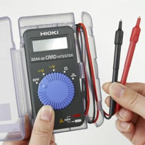 Hioki 3244-60 Card HiTester and Digital Multimeter, 41.99 Megaohms Resistance, 500V AC/DC Voltage