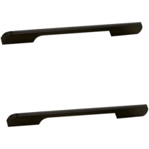 Abbas Ali 2 Pcs Zinc Handle for Kitchen, Office Drawers, Cabinets, Doors, and Wardrobes, Black, 96mm