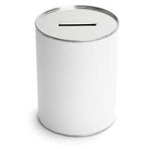 Abbas Ali Money Saving Metal Tin for Savings, Donations, and More Assorted Designs And Colors, Save for Future, Small