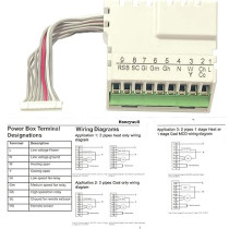 Honeywell Home T6861H2WG Fan Coil On/Off Thermostat With Remote Sensor and Setback Inputs