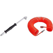 Abbas Ali Tire Air Input Connector for Car, Air Pump, Bike And Motorcycle Inflation, Includes 10M Compressor Spring Tube