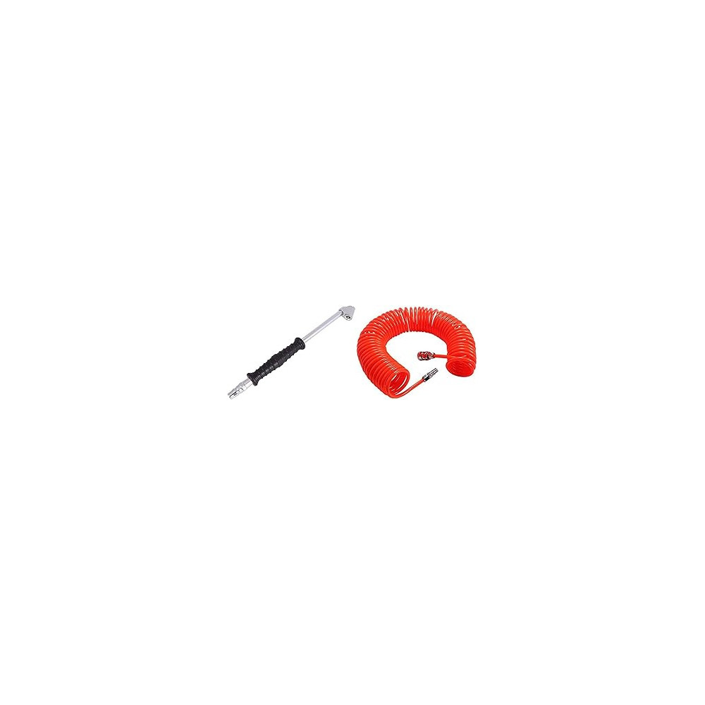 Abbas Ali Tire Air Input Connector for Car, Air Pump, Bike And Motorcycle Inflation, Includes 10M Compressor Spring Tube