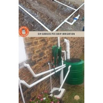 Abbas Ali 90cm PVC Pipe White, Pack of 4 with PVC Socket, 45 Degree Elbow, 90 Degree Elbow, PVC Tee, and Small PVC Glue for DIY Projects, 1 inch