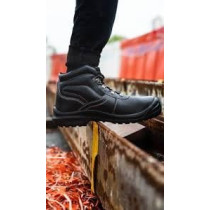 Abbas Ali Steel Toe Lightweight Safety Shoes for Men - Slip Resistant, Comfortable & Antistatic for Construction, Cleaning & Warehouses (Size 42 EU)